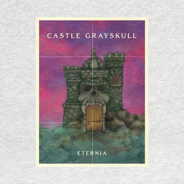 Castle Grayskull Travel Poster by NeaandTheBeard